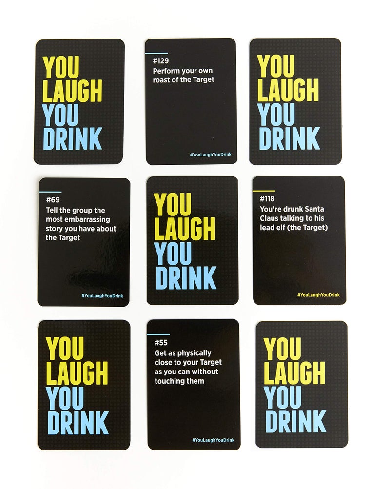 DSS Games You Laugh You Drink - The Drinking Game for People Who Can't Keep a Straight Face [A Party Game] - Image 3